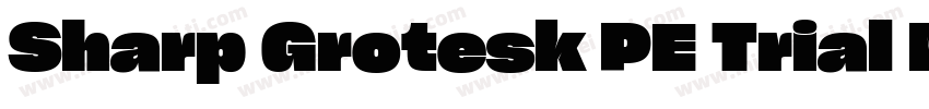 Sharp Grotesk PE Trial Medium 23字体转换